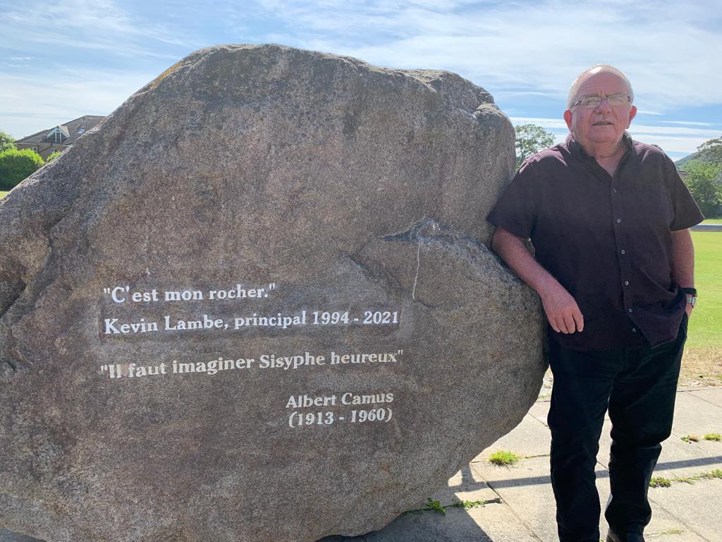 First principle Kevin at the Boulder when retiring